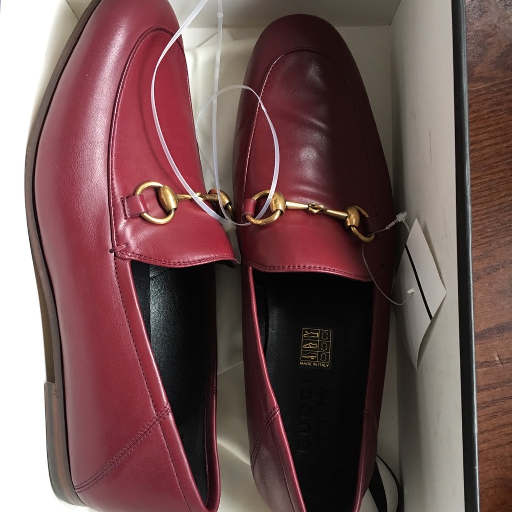 Gucci leather horsebit loafer size 8